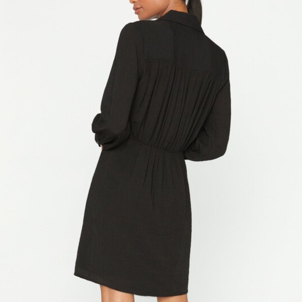Brochu Walker The Madsen Shirtdress in Black - Picture 8 of 15